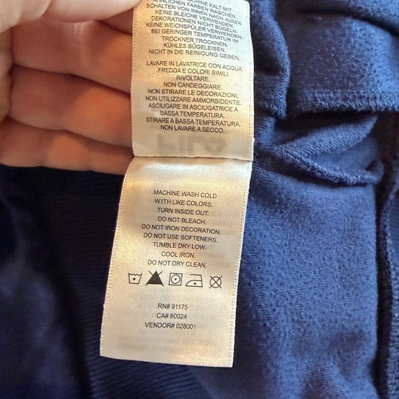 Vtg Y2K FILA Velour Track Suit Jacket Blue Stripe Zip Hoodie Mens XL 90s Hip Hop - Picture 5 of 8